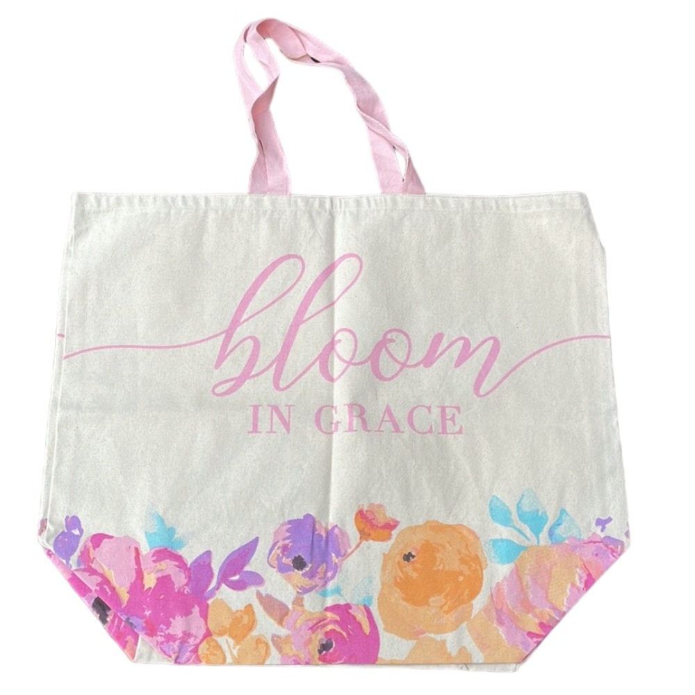 Canvas Tote Bloom in Grace NWT